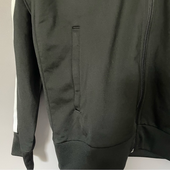 Adidas Track Jacket Black Large 13-14 - Picture 4 of 5